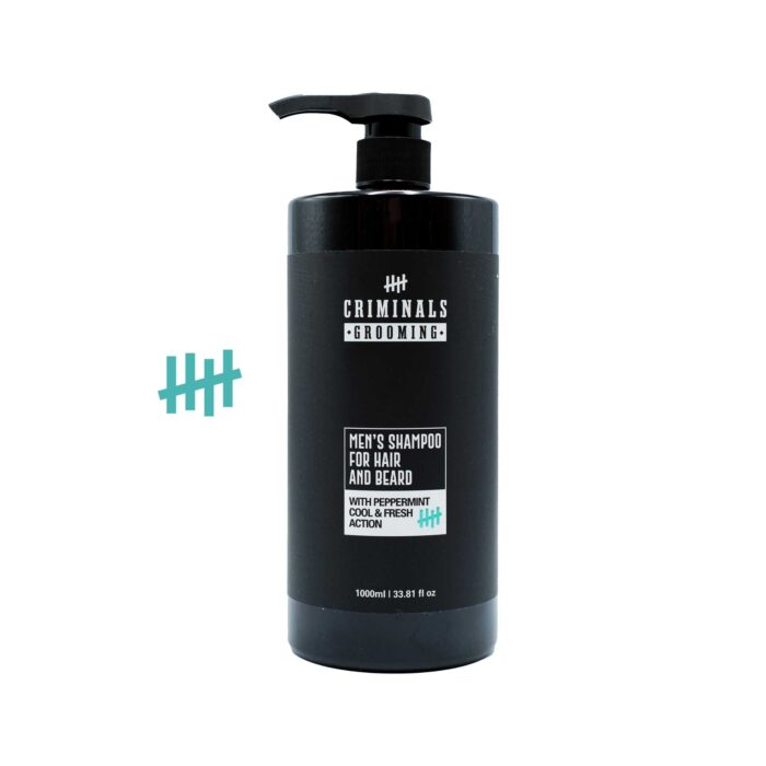 criminals shampoo hair and beard -1000ml img 2